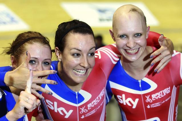 Joanna Rowsell, simbolul persoanelor care suferă de alopecie, a stabilit un nou record mondial la Campionatele Mondiale de Ciclism pe velodrom