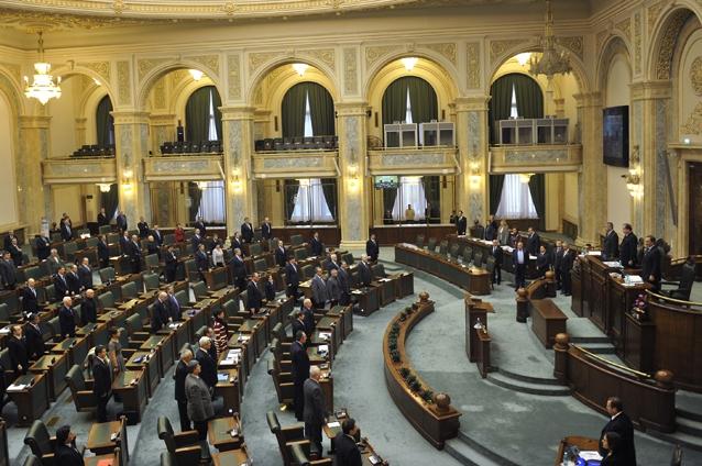 Senatorii Secăşan (PDL) şi Măgureanu (UNPR) demisionează. Puterea şi opoziţia, la egalitate în Senat