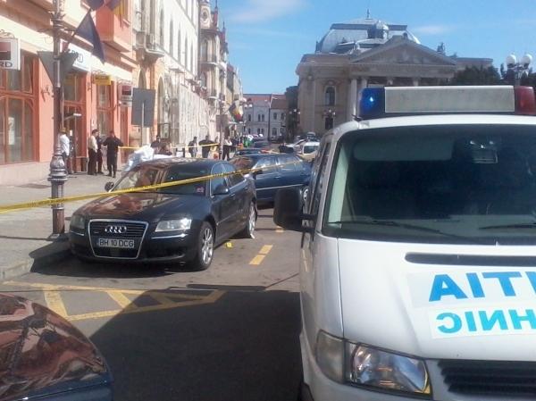O bombă a explodat lângă agenţia Tarom din Oradea: Dispozitivul exploziv, plasat sub o limuzină de lux