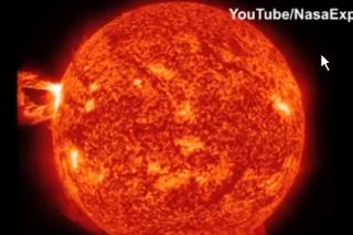 Spectacol solar: un satelit NASA a surprins o erupţie de plasmă de intensitate medie (VIDEO)