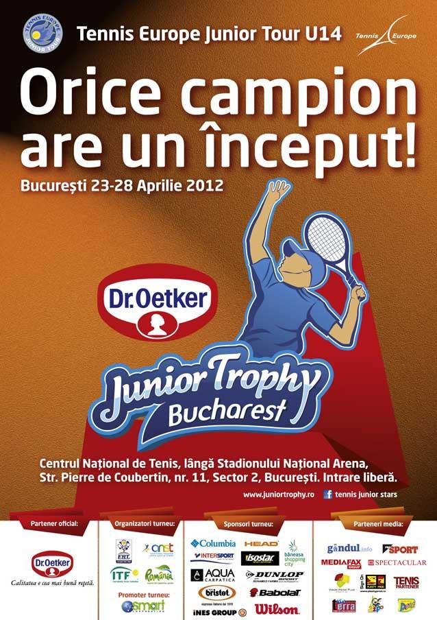 Turneul de grad I U14 - Dr. Oetker Junior Trophy, singurul pe zgura din S-E Europei
