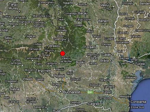 Două cutremure au avut loc în Vrancea în această dimineaţă