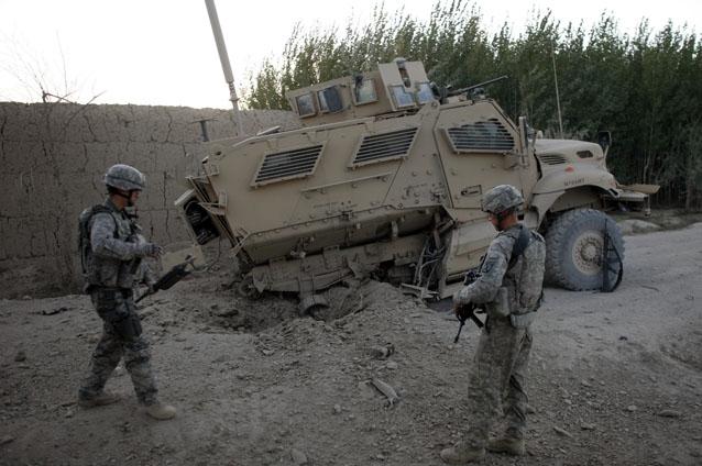 Militar român, grav rănit în urma unei explozii în Afganistan