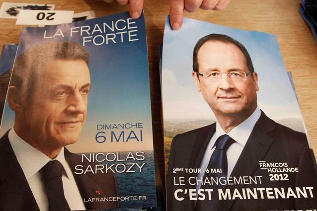 Hollande şi Sarkozy, diferenţă de doar patru procente. Preşedintele francez: Lucrurile stau pe muchie de cuţit
