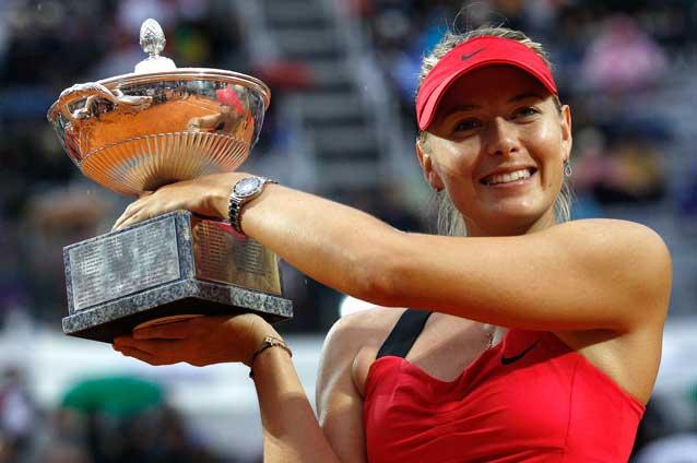 Maria Şarapova a câştigat turneul de la Roma