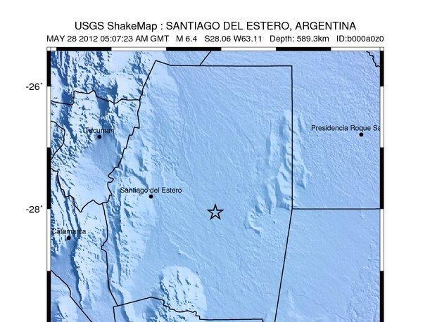 Cutremur de 6,4 grade pe scara Richter în Argentina. Nu au fost anunţate victime sau pagube materiale.