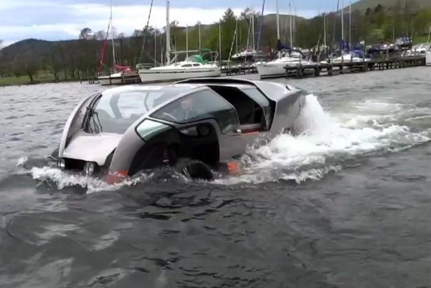 Scamander, prima maşină care merge pe apă (VIDEO)