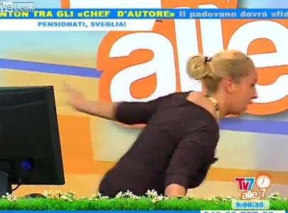 Cutremurul din Italia, noi imagini: Moderatorii unei televiziuni italiene fug din emisie (VIDEO)