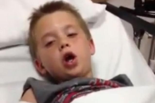VIDEO: Peste 700.000 de persoane au râs de reacţia unui copil la anestezie