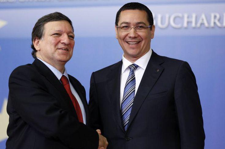 Barroso şi premierii unor state din Grupul "Prietenii Coeziunii", primiţi de Ponta la Parlament