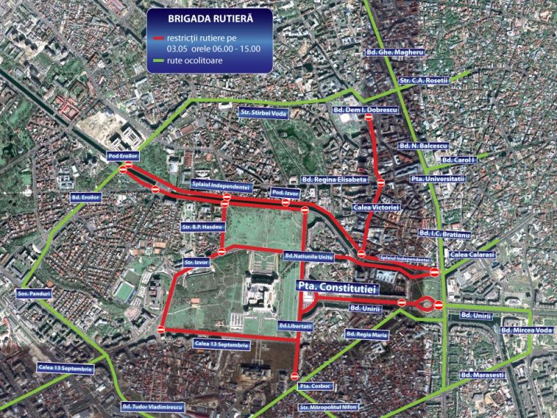 "Semimaratonul Internaţional Bucureşti" restricţionează traficul în centrul Capitalei. Vezi modificările