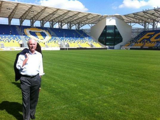 Eriksson a fost la Ploieşti şi a vizitat stadionul "Ilie Oană"