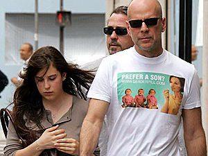 Una dintre fiicele lui Bruce Willis, arestată la New York