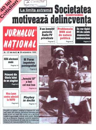 20 de ani într-unul singur: Jurnalul Naţional - 1993