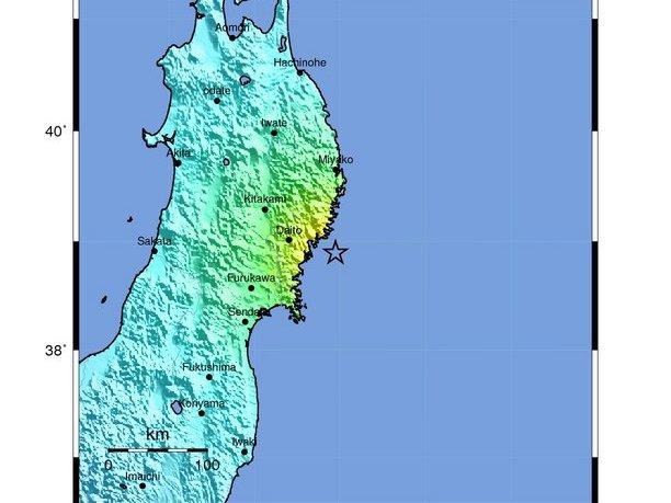 Cutremur puternic în largul Japoniei, la 140 de kilometri de oraşul Sendai. Nu s-a emis alertă de tsunami