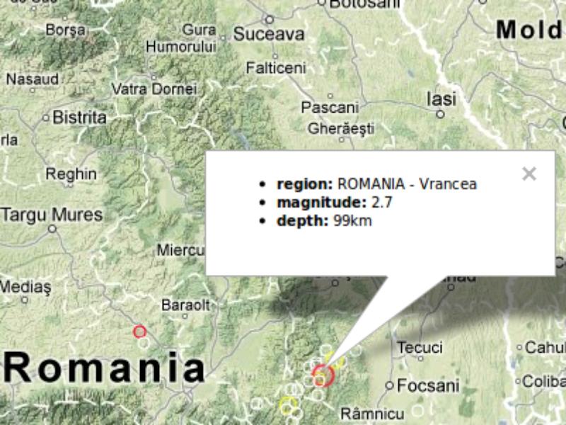 Cutremur de 4,4 grade în Vrancea
