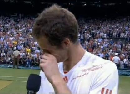 Emoţionant: Andy Murray a izbucnit în lacrimi în finala de la Wimbledon (VIDEO)