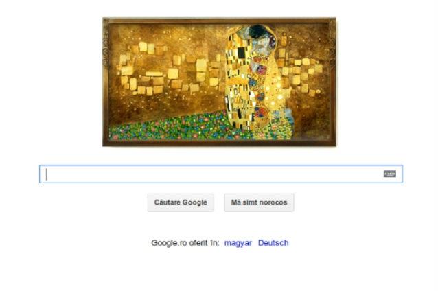 Google marchează împlinirea a 150 de ani de la naşterea lui Gustav Klimt