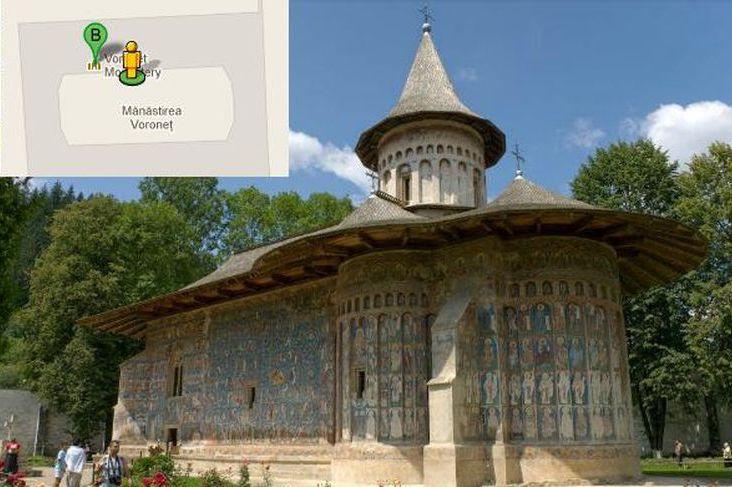 Peleşul, Branul şi Voroneţul, printre obiectivele turistice ale României prezente pe Google Maps