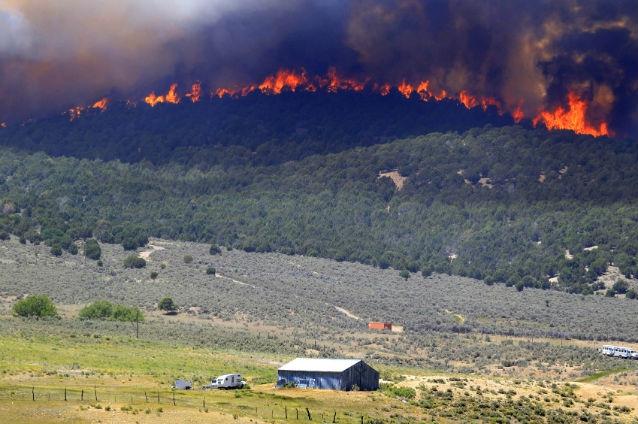 Incendiul izbucnit în Masivul Bucegi se extinde către Parcul Natural; pompierii nu pot interveni pentru că n-au elicoptere