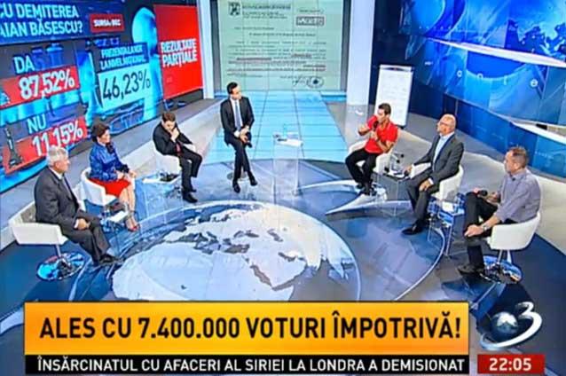 Românii au aflat rezultatul final al referendumului de la Antena 3