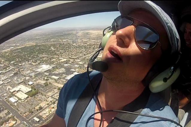Laurenţiu Reghecampf, împietrit de frică într-un elicopter în Las Vegas!