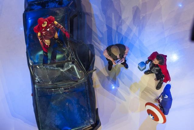 Uite cum aterizează Iron Man pe o Dacie! (GALERIE FOTO)