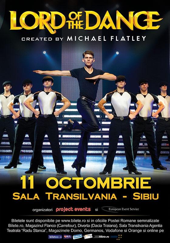 „Michael Flatley’s Lord Of The Dance” revine in Sibiu anul acesta pe 11 octombrie!