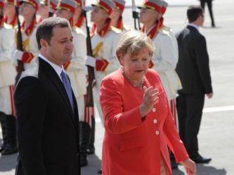 Angela Merkel a ajuns la Chişinău. Este prima vizită oficială a unui şef al Guvernului de la Berlin în Republica Moldova