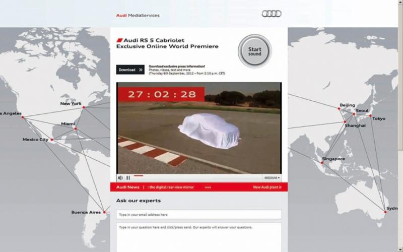 Audi a prezentat RS 5 Cabriolet