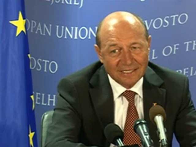 Băsescu, în vizită de mulţumire la Bruxelles: Credibilitatea României a fost compromisă, trebuie să o reconfirmăm