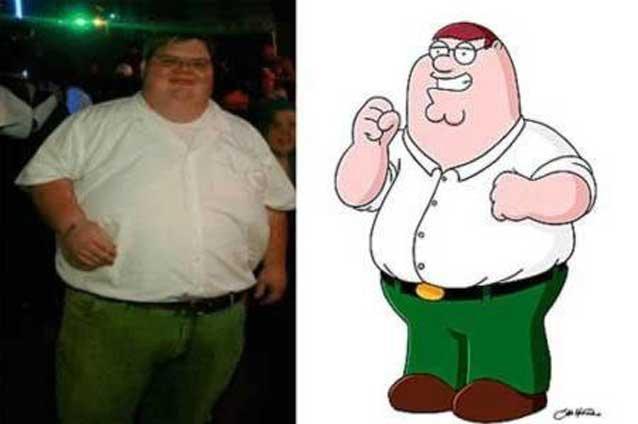 GALERIE FOTO. 12 oameni care seamană cu personajele din desene animate 17938049