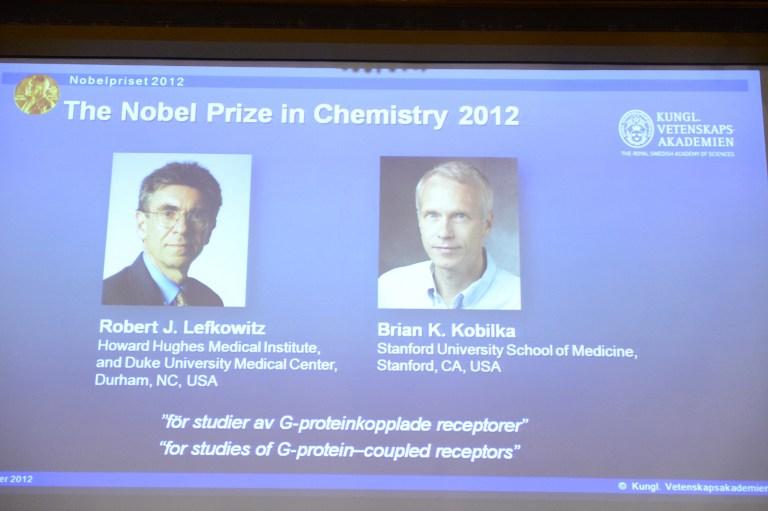 Premiile Nobel 2012: Americanii Robert J. Lefkowitz şi Brian Kobilka, laureaţii Premiului Nobel pentru Chimie