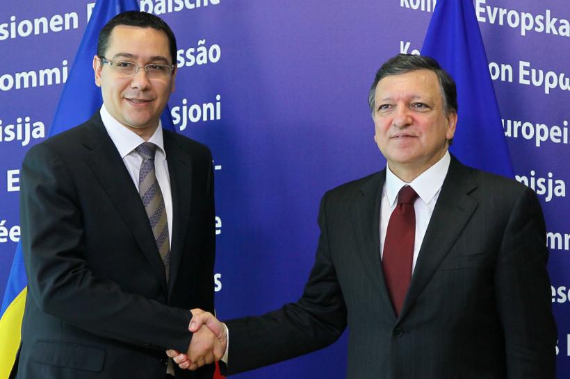 Ponta se întâlneşte miercuri cu Barroso, la sediul Guvernului