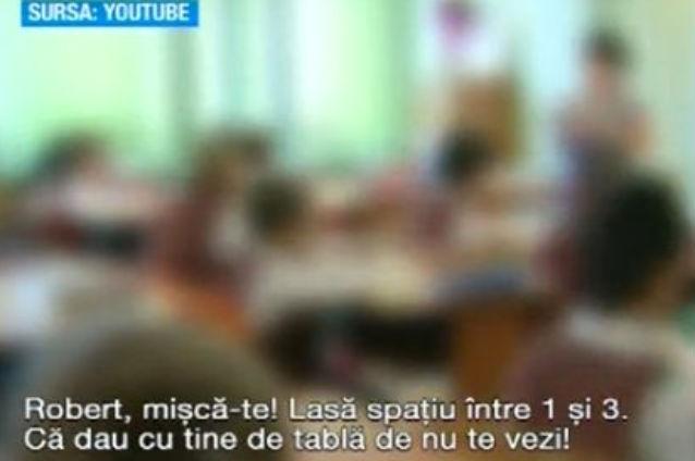(VIDEO) Copii terorizați de o învățătoare la clasa I, din București: ”Băi, fato, eu te iau și te arunc pe geam”