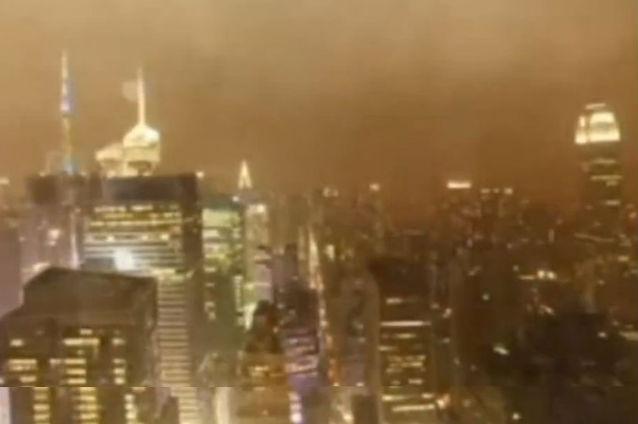 VIDEO Uraganul Sandy, filmat pe repede-înainte
