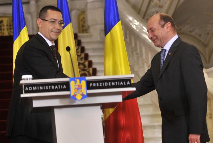 Întâlnire Ponta - Băsescu, mâine la ora 11:00. Cei doi vor discuta despre vizita delegaţiei FMI în România