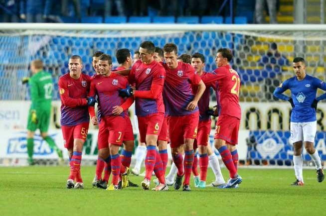 Molde - Steaua 1-2, dar roş-albaştrii mai au nevoie de un punct pentru calificarea matematică în primăvara Europa League