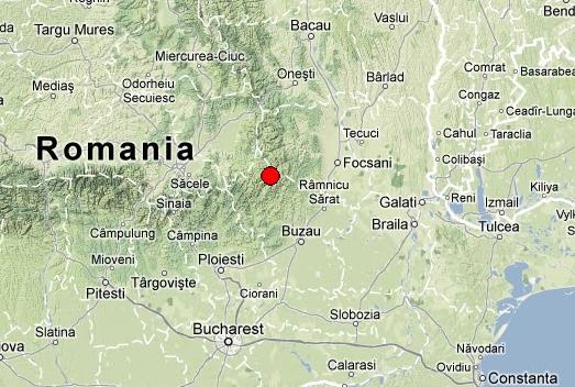 Cutremur în Vrancea, al patrulea în ultimele şase zile. Ce magnitudine şi la ce adâncime s-a produs seismul 