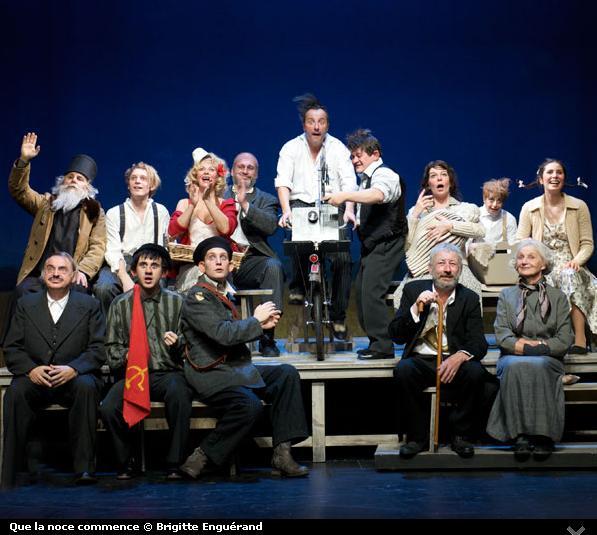 Mălăele şi Lustig, aplaudaţi în Franţa la premiera spectacolului creat după filmul “Nunta mută”