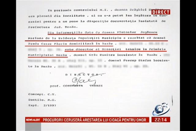 Cezar Preda a distrus arhivele PCR Buzau in 1990. Vezi dovezile 18436167