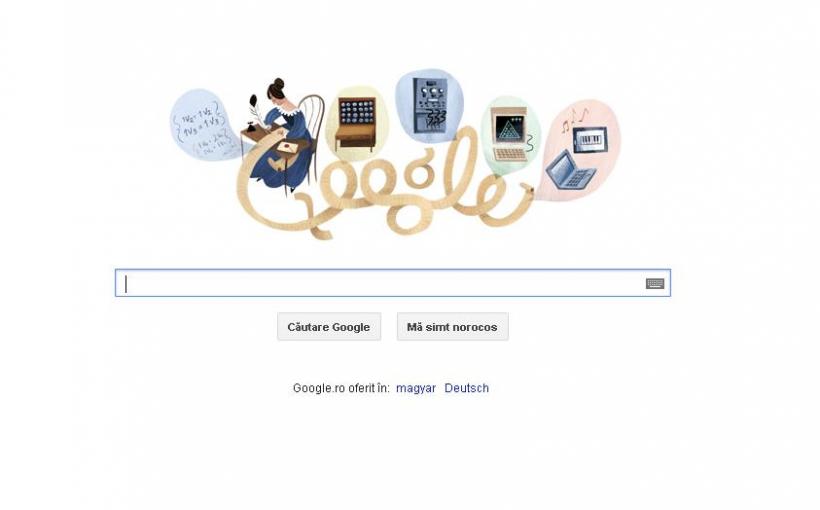 GOOGLE sărbătoreşte 197 de ani de la naşterea matematicianei Ada Lovelace, primul programator din lume