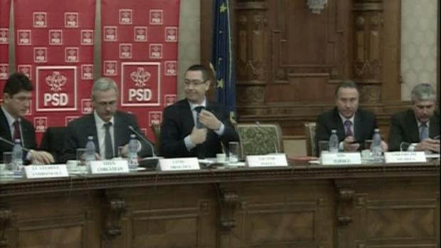 Ponta, la şedinţa CEx al PSD: Nu suntem aici să împărţim funcţii, ci să vă asumaţi responsabilitatea guvernării României 