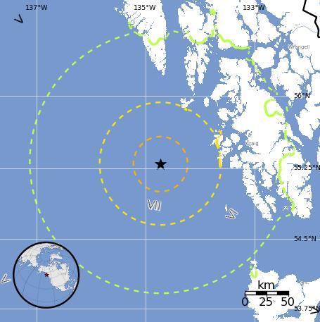 Cutremur cu magnitudinea de 7,7 în largul coastelor statului Alaska. Avertizarea de TSUNAMI a fost ridicată 