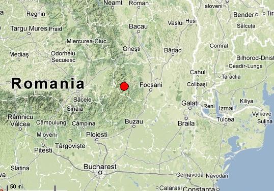 Un nou cutremur a zguduit Vrancea. Seismul s-a produs la o adâncime de 85 de kilometri