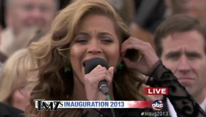 Beyonce, acuzată că a făcut PLAYBACK la ceremonia de învestire a lui Barack Obama (VIDEO)