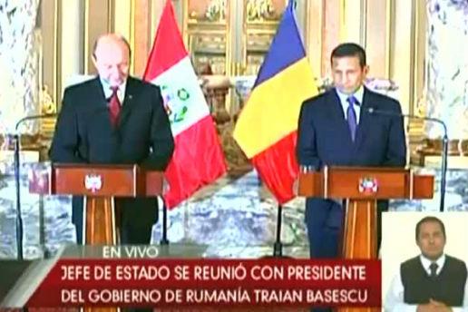 Traian Băsescu, botezat &quot;preşedintele Guvernului român&quot; de o televiziune peruviană