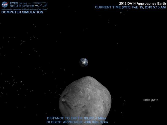 (VIDEO) Vezi pe Jurnalul.ro ÎN DIRECT trecerea asteroidului 2012 DA14 pe lângă Pământ