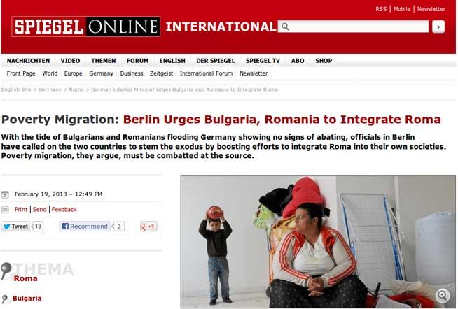 Berlinul, către România şi Bulgaria:”Integraţi-vă romii!”