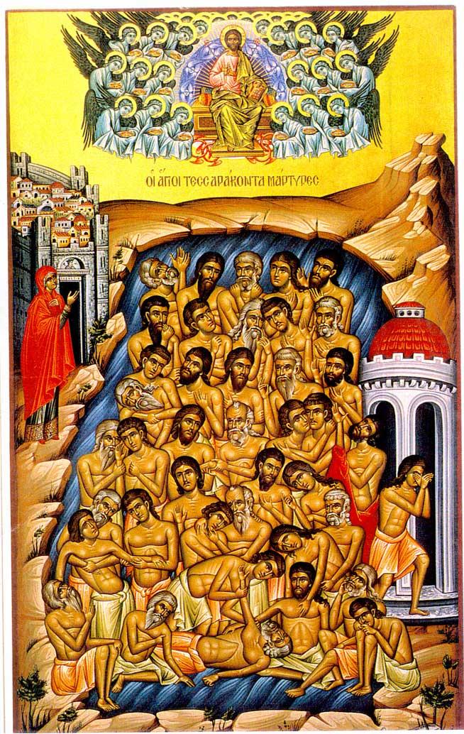 Sfinţii 40 de Mucenici din Sevastia şi Moşii de iarnă